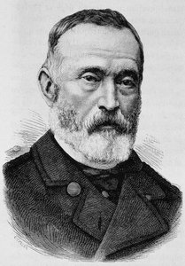 Porträt von General Clément Thomas (1809 - 1871). Gravur aus dem späten 19. Jahrhundert in „Histoire de France“ von H. Martin. von Unknown artist