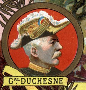 Porträt von General Jacques Charles René Achille Duchesne (1837-1918). von Unknown artist