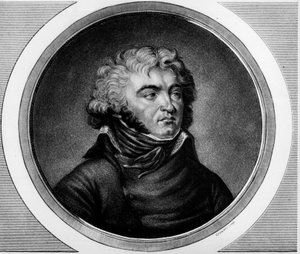 Porträt von General Jean Baptiste Kléber. Gravur in 