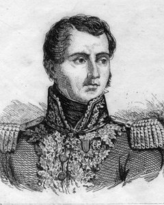 Porträt von General Pierre Francois Joseph du CREUX Flour 1770-1835. Gravur aus dem 19. Jahrhundert. von Unknown artist