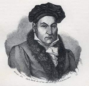 Porträt von Giandomenico Romagnosi, italienischer Philosoph und Jurist von Unknown artist