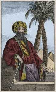 Porträt von Giovanni Battista (Gianbattista) Belzoni (1778-1823), italienischer Entdecker und Archäologe, der wichtige archäologische Entdeckungen in Ägypten machte - Porträt von Giovanni Battista Belzoni (1778-1823), italienischer Entdecker und Archäologe von Unknown artist