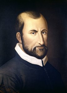 Porträt von Giovanni Pierluigi Da Palestrina (1525 - 1594), italienischer Komponist. von Unknown artist