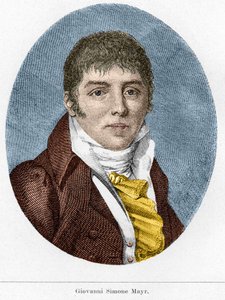 Porträt von Giovanni Simone Mayr (Johann Simon Mayr), italienischer Komponist (1763-1845) von Unknown artist