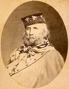 Porträt von Giuseppe Garibaldi (1807-1882) 1875