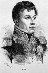 Porträt von Géraud Christophe Michel Duroc (1772 - 1813). Gravur aus dem späten 19. Jahrhundert in „Histoire de France“ von H. Martin.