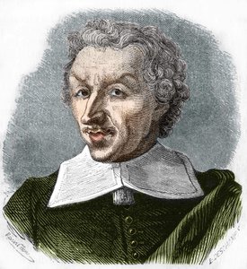 Porträt von Gui (Guy) Patin. Französischer Arzt und Schriftsteller (1601-1672). Gravur von 1866. von Unknown artist
