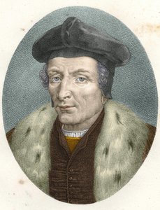 Porträt von Guillaume Budé (Budaeus) (1467-1540), Gravur 19. Jahrhundert