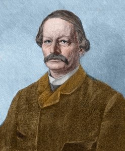 Porträt von Gustav Freytag (1816-1895), deutscher Schriftsteller von Unknown artist