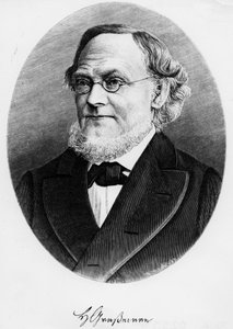 Porträt von Hermann Grassmann (Gravur)