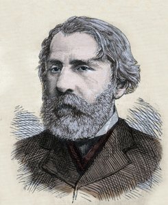 Porträt von Iwan Turgenjew (Turgenev)