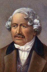 Porträt von Jacques Daguerre, französischer Erfinder des Daguerreotyps von Unknown Artist