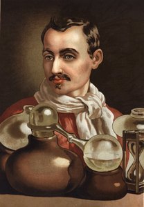 Porträt von Jan Baptist Van Helmont. Flämischer Arzt und Chemiker, Schüler von Paracelsus (Brüssel