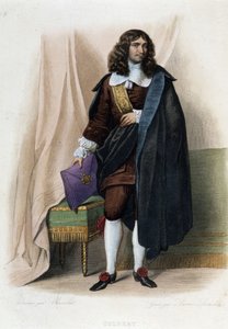 Porträt von Jean Baptiste (Jean-Baptiste) Colbert (1619-1683), französischer Staatsmann (1619 - 1683) - in „Le Plutarque français“, von Mennechet von Unknown artist
