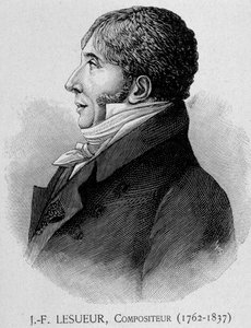 Porträt von Jean François Lesueur (1762 - 1837), französischer Komponist von Unknown artist