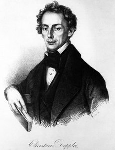 Porträt von Johann Christian Doppler (1803-1853), österreichischer Physiker.