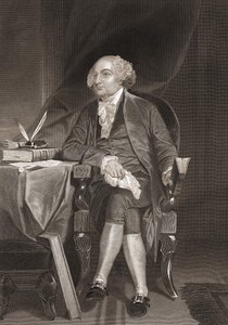 Porträt von John Adams (1735-1826), amerikanischer Staatsmann und zweiter Präsident der Vereinigten Staaten. Gravur des 19. Jahrhunderts. von Unknown artist