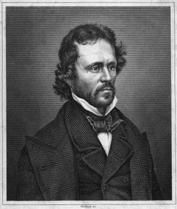 Porträt von John Charles Fremont. (1813-1890). Amerikanischer Offizier und Entdecker. von Unknown artist
