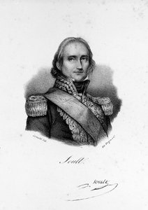 Porträt von Jean-de-Dieu Nicolas Soult, Herzog von Dalmatien. General und dann Marschall von Frankreich (1769 - 1851), Gravur des 19. Jahrhunderts.