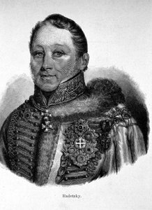 Porträt von Joseph Radetzky, Graf von Radetz (1766 - 1858), österreichischer Feldmarschall