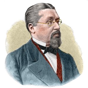 Porträt von Joseph Victor von Scheffel (1826-1886), deutscher Schriftsteller und Dichter.