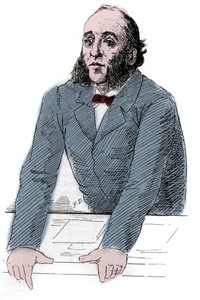 Porträt von Jules Ferry (1832-1893), französischer Politiker. Gravur in "Le Monde Illustré"