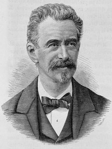 Porträt von Keller. Gravur aus dem späten 19. Jahrhundert in „Histoire de France“ von H. Martin. von Unknown artist