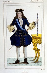 Porträt von König Ludwig XV. (1710-1774)