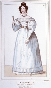 Porträt von Louise Marie Thérèse Charlotte Isabelle d