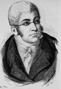 Porträt von La Romiguière. Gravur aus dem späten 19. Jahrhundert in „Histoire de France“ von H. Martin. von Unknown artist