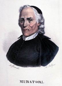 Porträt von Louis Antoine Muratori von Unknown artist