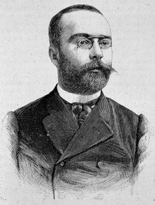 Porträt von Louis Barthou (1862 - 1934). Gravur aus dem späten 19. Jahrhundert in „Histoire de France“ von H. Martin. von Unknown artist