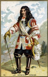Porträt von Louis II. von Bourbon, 4. Prinz von Condé, bekannt als der Große Condé (1621 - 1686). Chromolithographie des 19. Jahrhunderts.