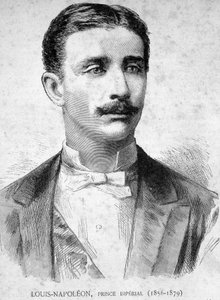 Porträt von Louis Napoleon, Prinz Imperial (1856 - 1879) (Sohn von Napoleon III) - in „Les Contemporains“, n.d. späte 19. Jahrhundert