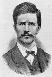 Porträt von Louis Rossel (1844 - 1871). Gravur des späten 19. Jahrhunderts in „Histoire de France“ von H. Martin. von Unknown artist