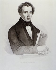 Porträt von Luigi Ricci (Gravur)