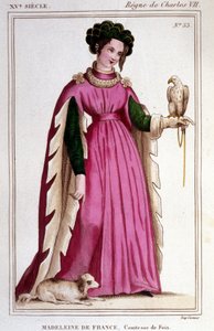 Porträt von Madeleine von Frankreich (1443 - 1495), Gräfin von Foix von Unknown artist