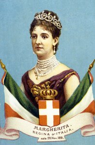 Porträt von Margarita von Savoyen (Margherita di Savoia)