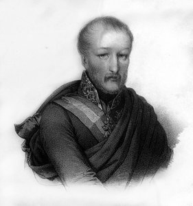 Porträt von Maria José Isidoro de Bourbon, Don Carlos (1788 - 1855), Infant von Spanien, Gravur des 19. Jahrhunderts von Unknown artist