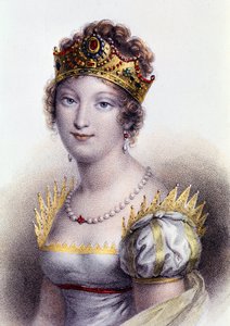 Porträt von Marie Louise, Herzogin von Parma, Kaiserin der Franzosen (Gravur)