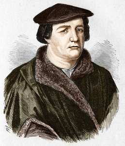 Porträt von Martin Luther, deutscher protestantischer Theologe und Reformator von Unknown artist
