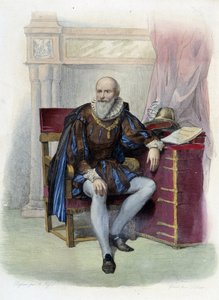 Porträt von Maximilian von Béthune (1560-1641), Herzog von Sully, französischer Staatsmann - in „Le Plutarque français“, ed. Mennechet, Paris von Unknown artist