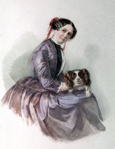 Porträt von Minna Wagner, Ehefrau von Richard Wagner, Wagner-Museum Bayreuth. von Unknown artist