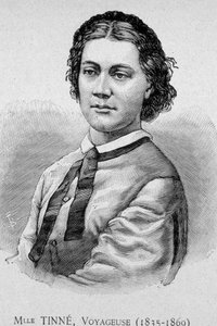 Porträt von Miss Tinné, Reisende (1835 - 1869) von Unknown artist
