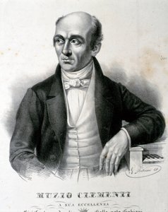 Porträt von Muzio Clementi (Radierung) von Unknown Artist