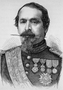 Porträt von Napoleon III. (1808 - 1873). Gravur des späten 19. Jahrhunderts in „Histoire de France“ von H. Martin. von Unknown artist