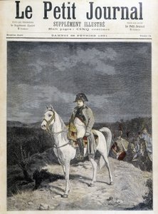 Porträt von Napoleon auf einem Pferd im Jahr 1814 von Unknown artist