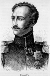 Porträt von Nikolaus I., Kaiser von Russland (1796 - 1855) von Unknown artist