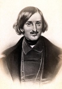 Porträt von Nikolai Wassiljewitsch, genannt in Französisch Nicolas Gogol (1809 - 1852), russischer Schriftsteller. Gravur 19. Jahrhundert