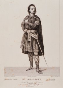 Porträt von Nicolas Prosper Levasseur als Bertram in der Oper Robert le diable (1831)